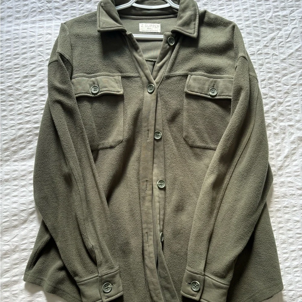 Olive Green Women's Sweater - Picture 3 of 4